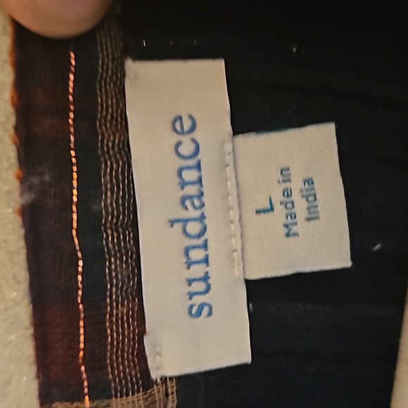 NWOT Sundance Zinnia Plaid Top Size Large. - Picture 5 of 9